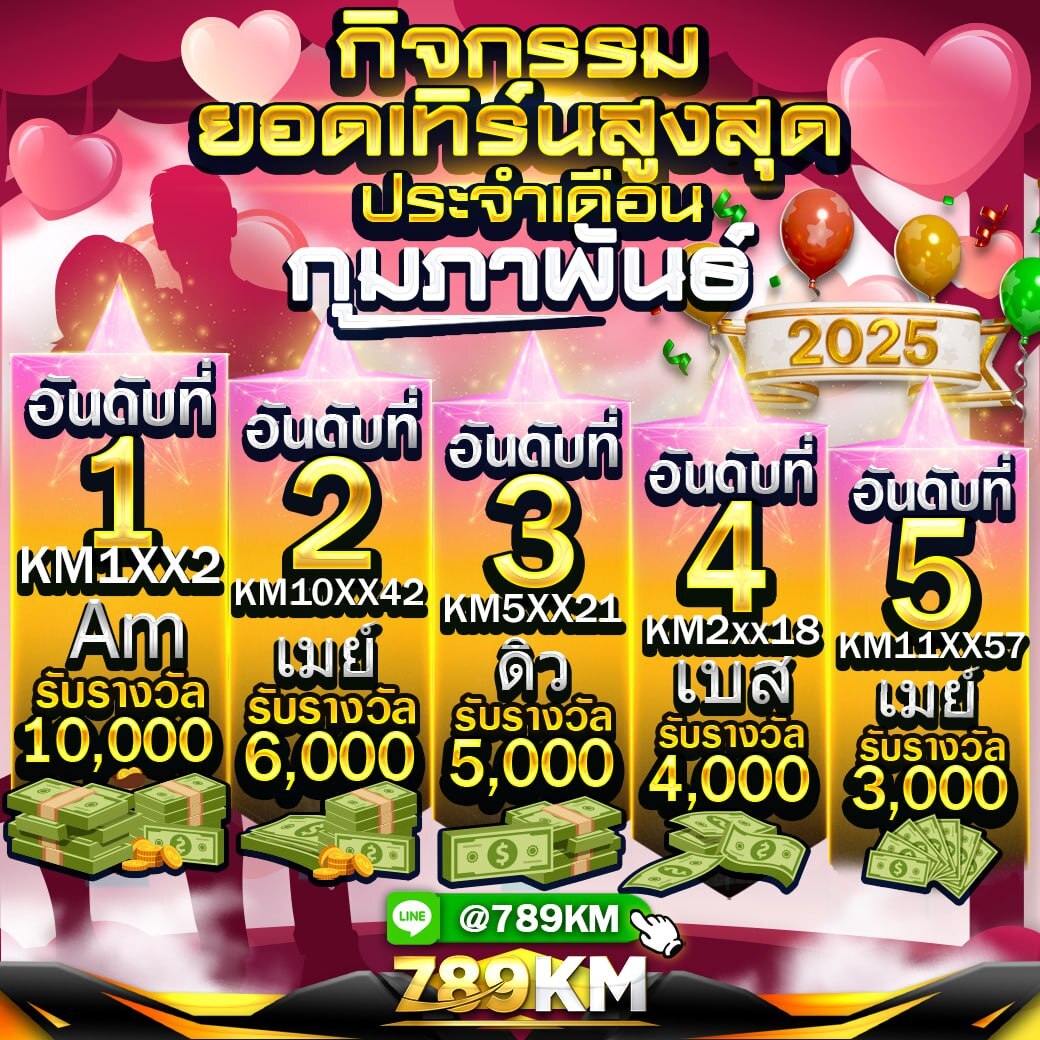 กิจกรรมยอดเทิร์นโอเวอร์ กุมภาพันธ์